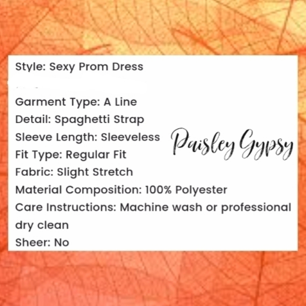 High Fashion Glamorous Spaghetti Strap A Line Formal Gown in Coral Orange - Picture 8 of 9